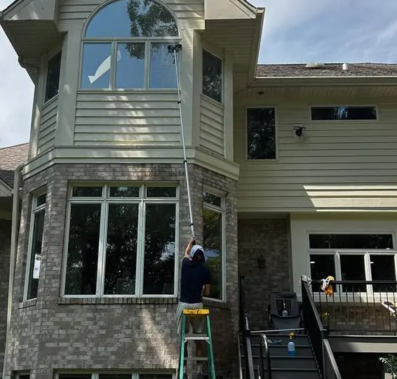 Window washing job